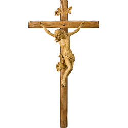 Cristo Barroco en cruz recta